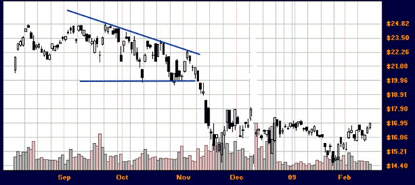 WBC with Descending Triangle